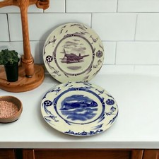 RAF Plane Plates 2 Crown Ducal