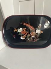 Vintage Black Lacquered