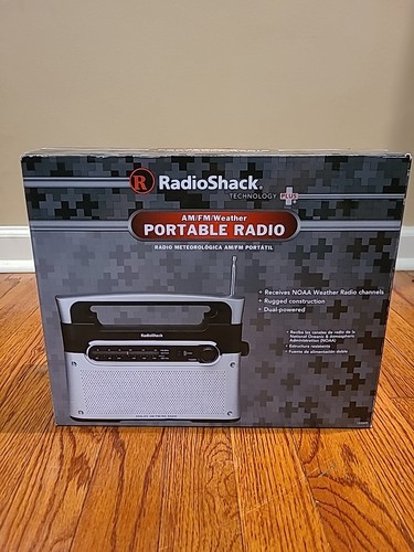 Radio shack portable analog - radio,