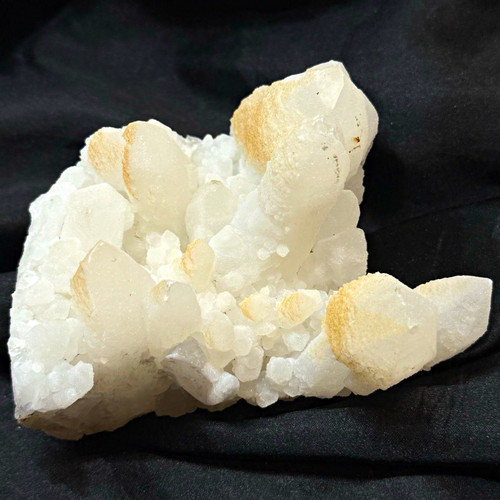 Sahara snow quartz cluster