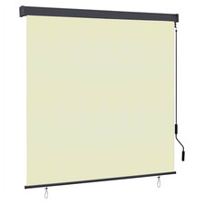 Outdoor Roller Blind Cream