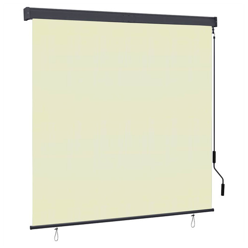 Outdoor roller blind - outdoor, cream