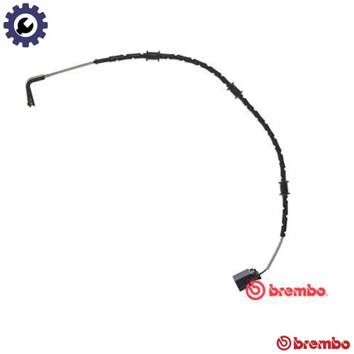 Warning contact brake pad - brake, wear