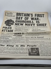 Daily Mirror 4 September 1939
