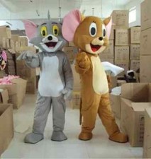 Tom Cat and Jerry Mouse Mascot