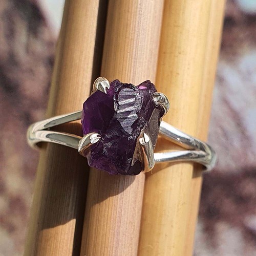 Natural amethyst raw - raw, gemstone