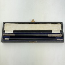 Cased antique solid silver - antique,