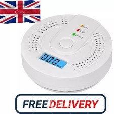 Carbon Monoxide Detector Warning Alarm Sensor LED Digital Battery Powered