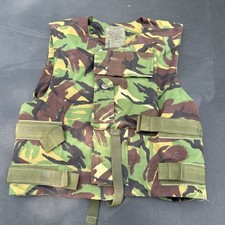 British Army Mk2 ECBA Body Armour Cover In Woodland DPM No Filler 180/116 Large