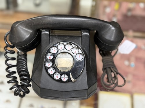 Vintage black rotary - rotary, dial