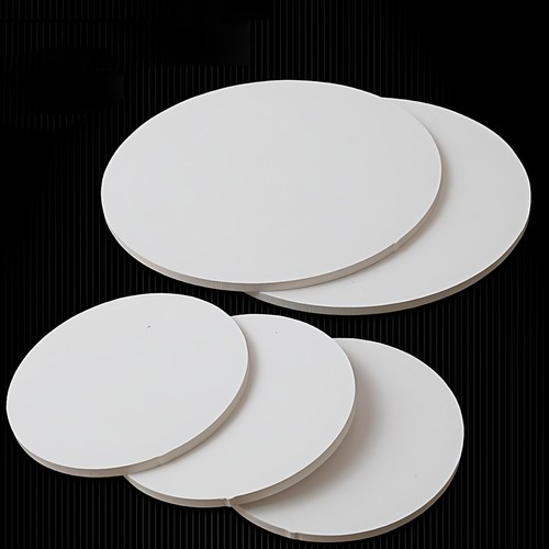 Abs round white - round, plastic