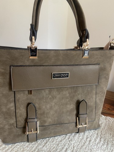 Jimmy choo brown suede handbag - jimmy,