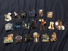Disney Villain Halloween Pins Official