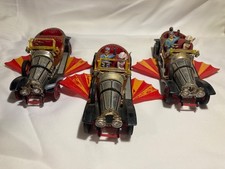 Job lot 3 x Corgi #266 Chitty Chitty Bang Bang, 1 with rare gold plated trim.