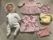 Reborn Weighted Real Life 26 Inch Doll Zaps Baby Annabel Clothes 7 Pc Bundle