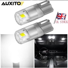2X Width Indicator Light LED License Plate T10 3020 SMD Car Trunk White AUXITO