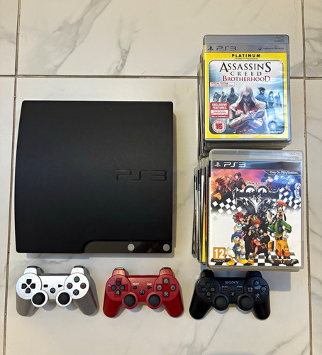 Sony playstation slim 320gb - 3,