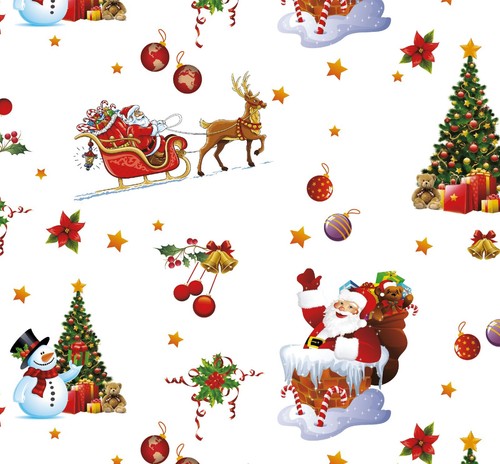 Christmas tablecloth white - christmas,