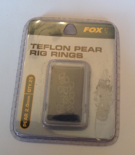 Fox teflon pear rig - teflon, rings