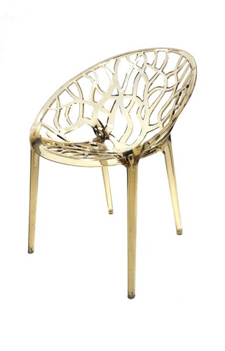 Amber stacking garden chairs - amber,