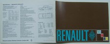 Renault 8 1100 8S & 10 1300 1969-70 Original UK Sales Brochure