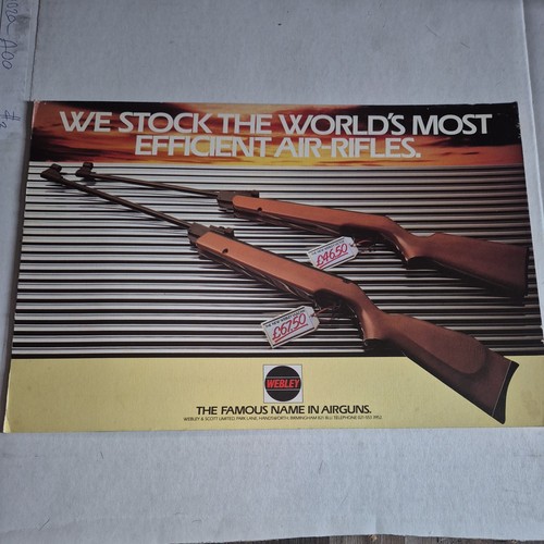 Rare original webley victor - original,