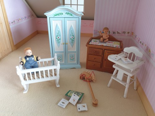 Doll house nursery furniture - doll,