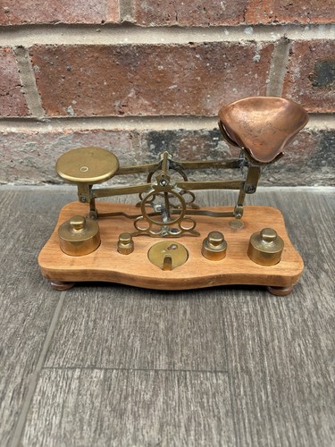 Antique miniature scales with - scales,