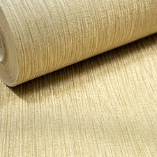 Gold Shimmer Vinyl Wallpaper