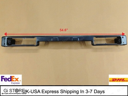 New rear bumper face bar - bar, metal