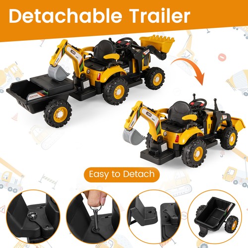 Tractor excavator bulldozer - tractor, &