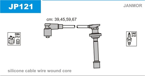 Ignition cable kit for - cable,