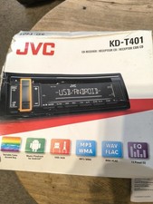 JVC KD-T401 1-DIN CD Receiver - Black