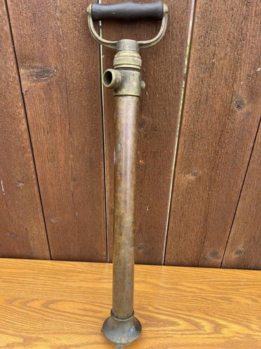 Vintage brass fire - vintage, hose