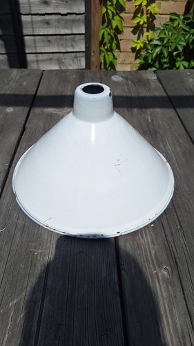 Factory enamel light shade - enamel,