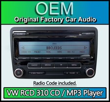VW RCD 310 CD MP3 player, VW