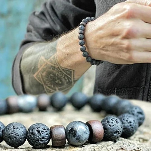 8mm volcanic lava stone - 8mm,