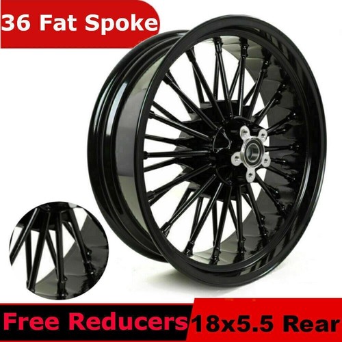 18x5 fat spoke rear wheel - 18x5.5,