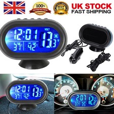 12v car clock thermometer - 12v,