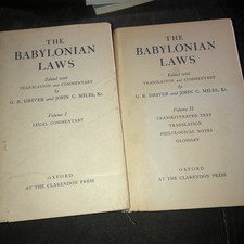 The Babylonian Laws 2 Volume