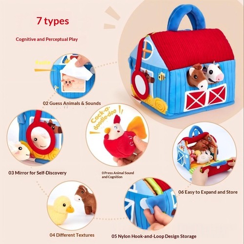 Farm animal barn - , baby