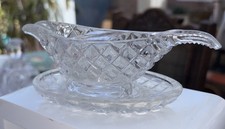 Vintage Art Deco Pressed Glass