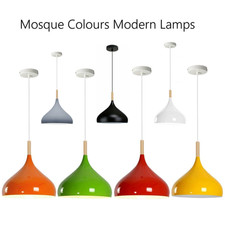 Modern Wood Bar Pendant Light