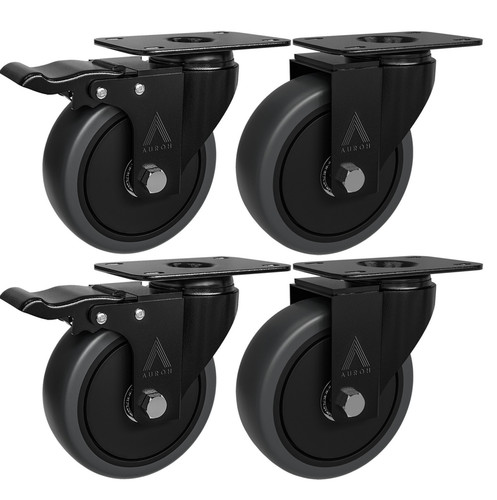 100mm 700kg rubber swivel - 100mm,