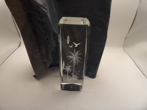 Glass ornamental paperweight