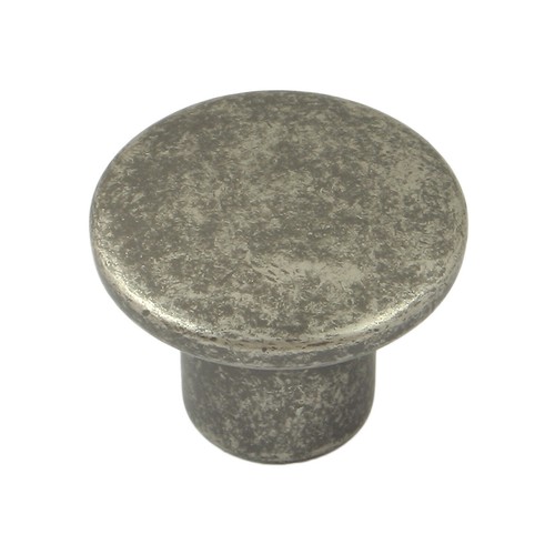 Pewter finish knob cup pull - knob,,