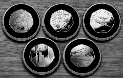 Silver commemorative coins - 5,