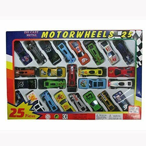 Assorted 25pcs diecast cars - 25pcs,