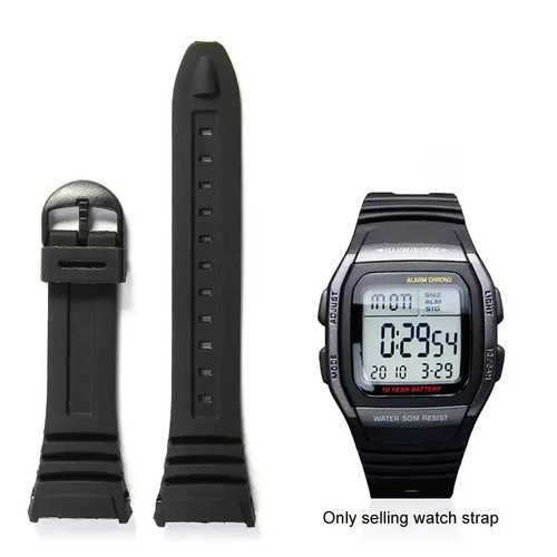 Silicone watch band - silicone, casio