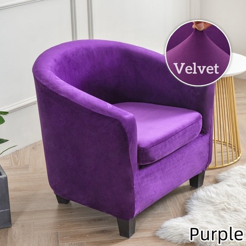 Tub chair covers velvet - velvet, club